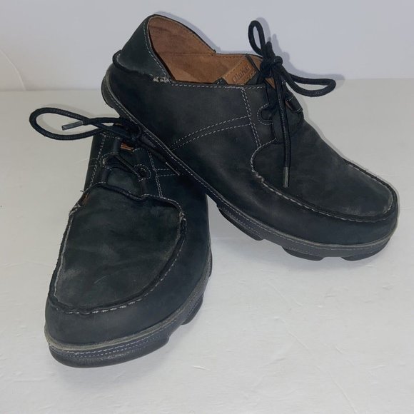 OluKai Other - Olukai Mens Ohana Lace Up Nubuck Gray Leather Shoe Size 10 10171-4042